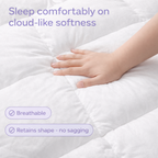 CloudLuxe™ Fitted Mattress Topper
