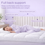 CloudLuxe™ Fitted Mattress Topper